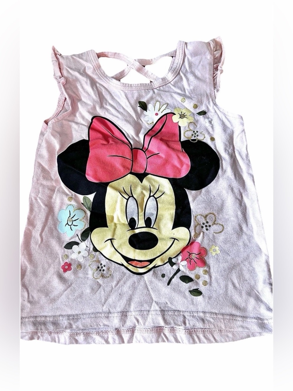 Minnie Mouse girls Kids Tank Top - Pink - size 4T